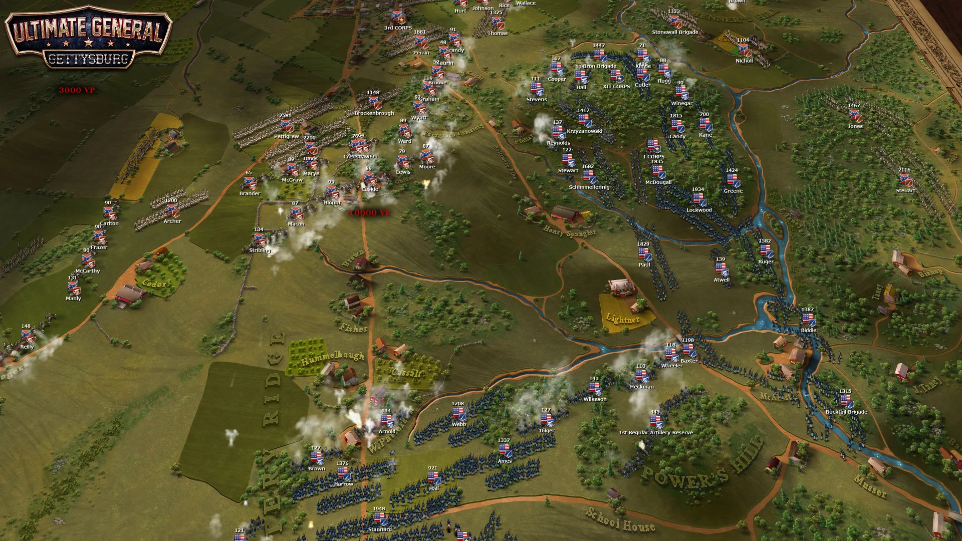Изображение игры: Ultimate General: Gettysburg