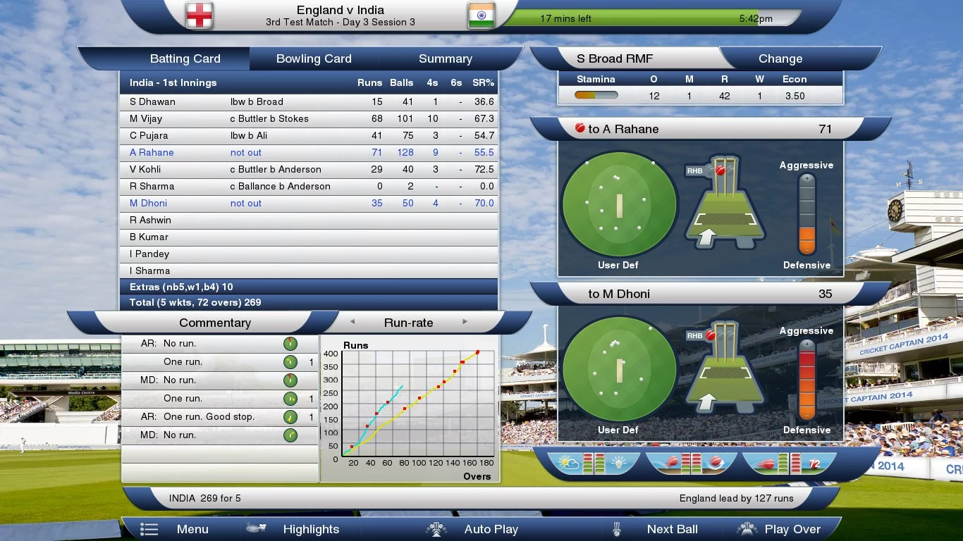 Изображение игры: Cricket Captain 2014