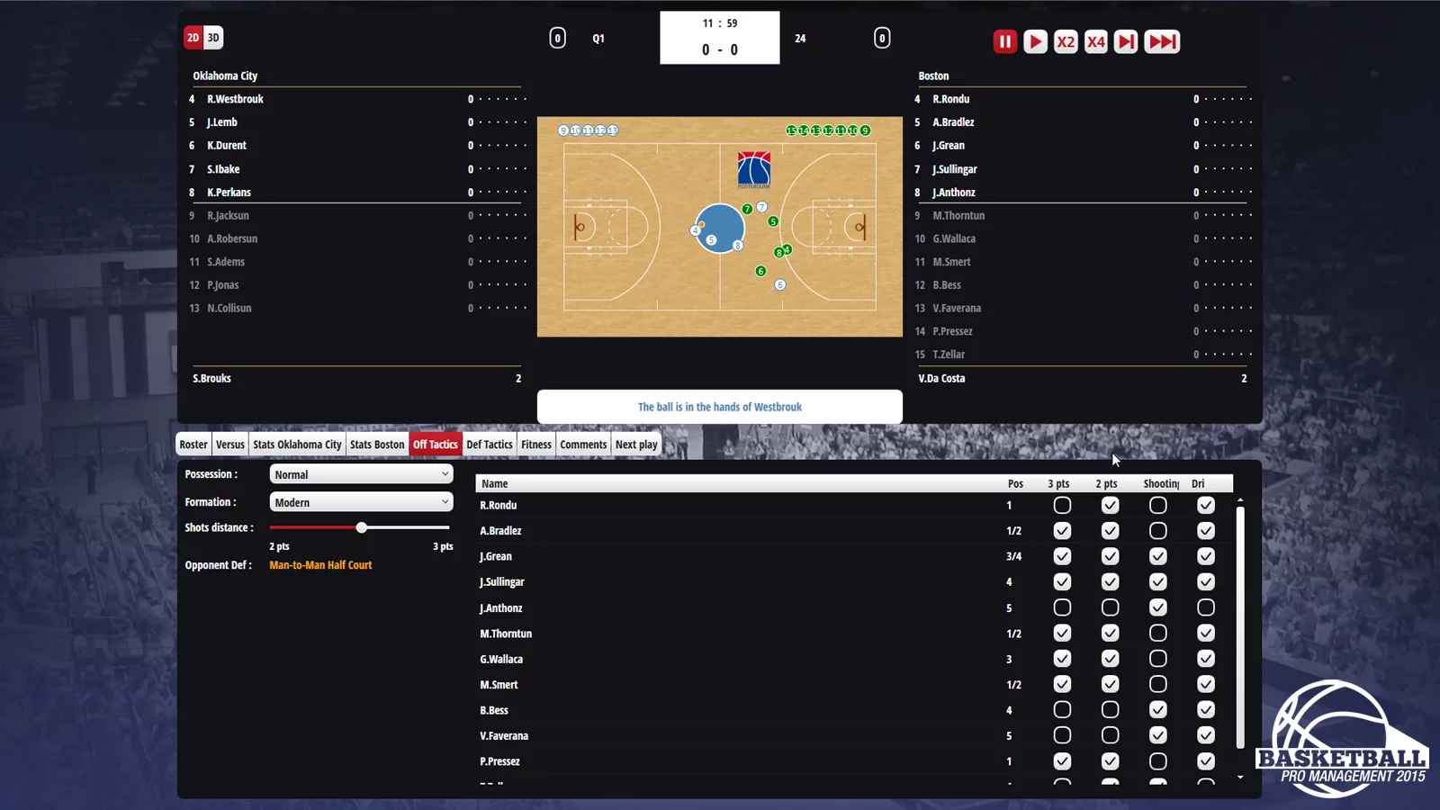 Изображение игры: Basketball Pro Management 2015
