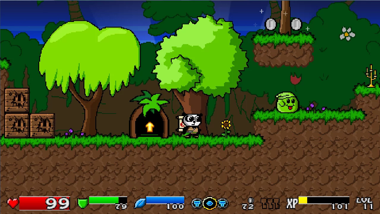 Изображение игры: Super Panda Adventures
