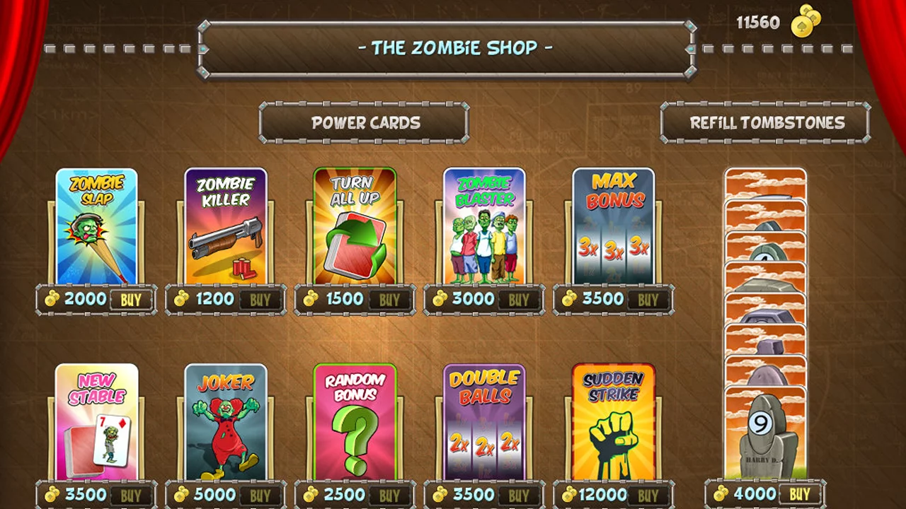 Изображение игры: Zombie Solitaire