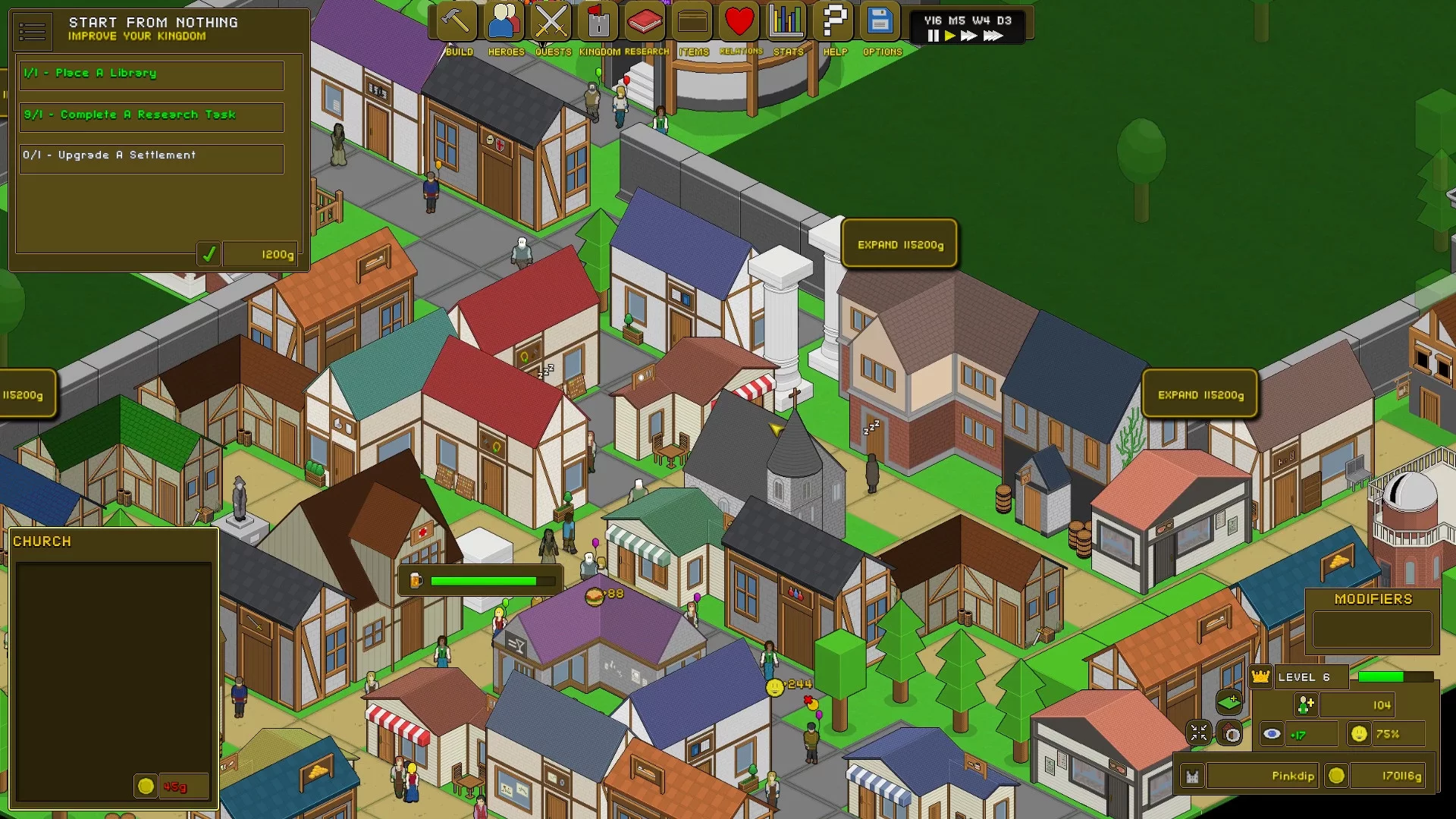 Изображение игры: RPG Tycoon
