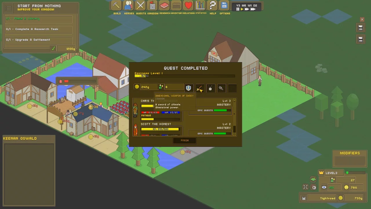 Изображение игры: RPG Tycoon