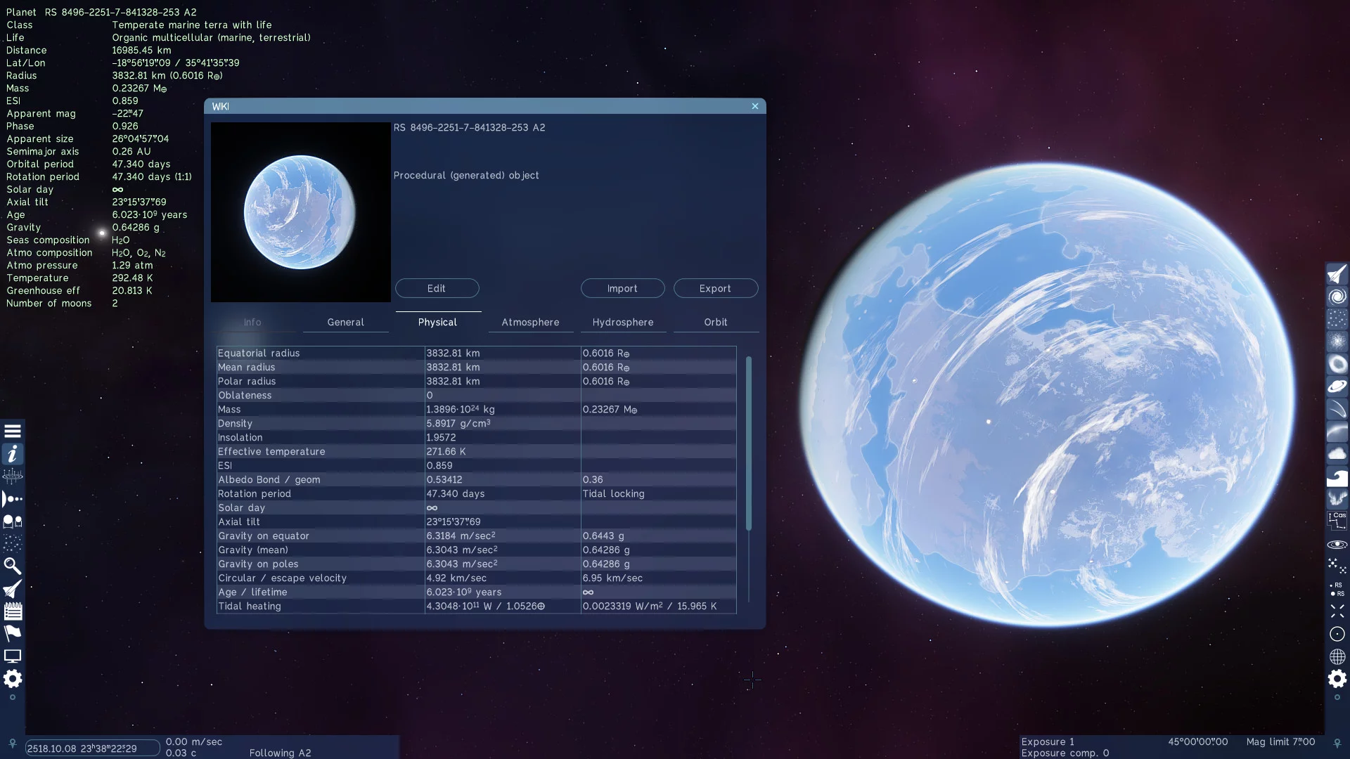 Изображение игры: SpaceEngine