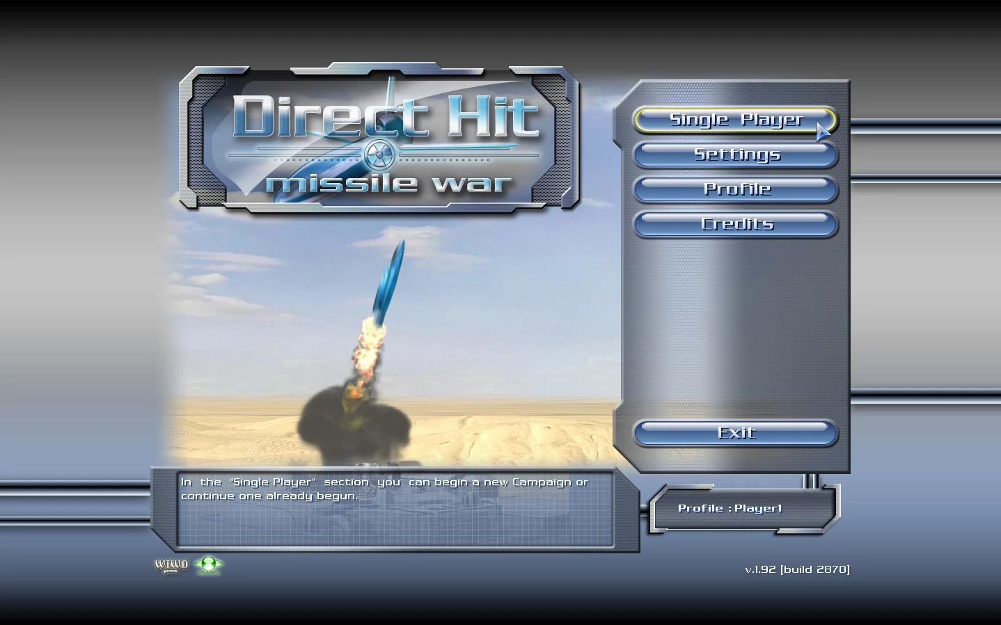 Изображение игры: Direct Hit: Missile War