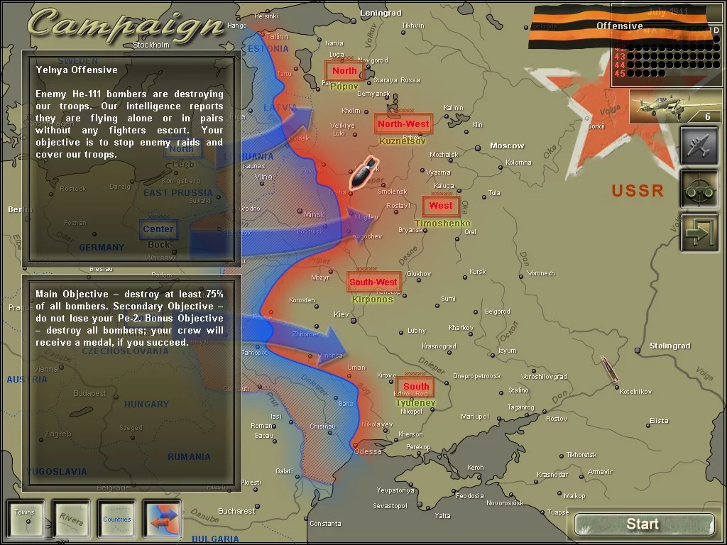 Изображение игры: Pe-2: Dive Bomber