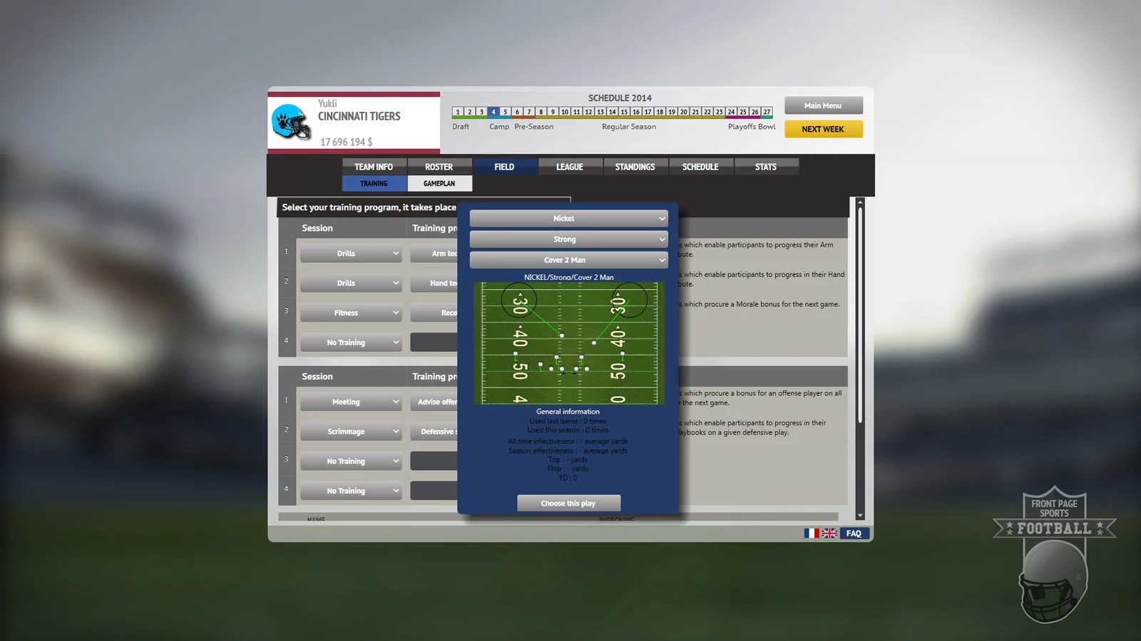 Изображение игры: Front Page Sports Football