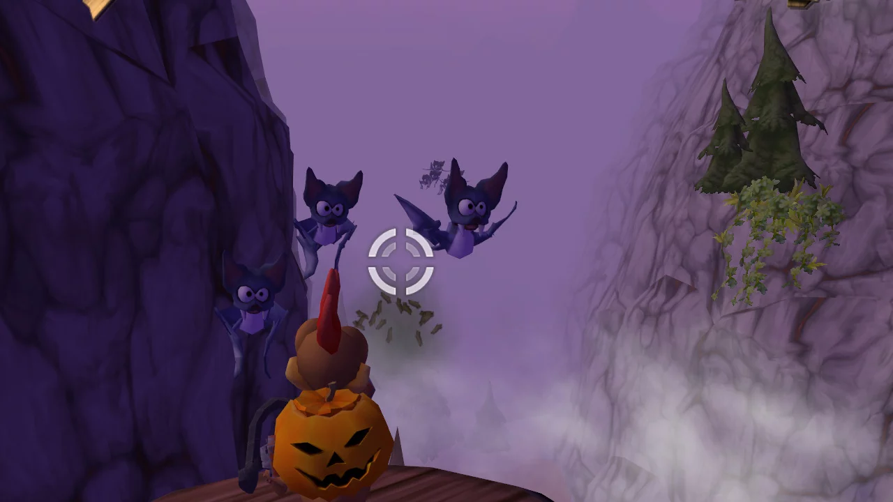 Изображение игры: Moorhuhn / Crazy Chicken Tales