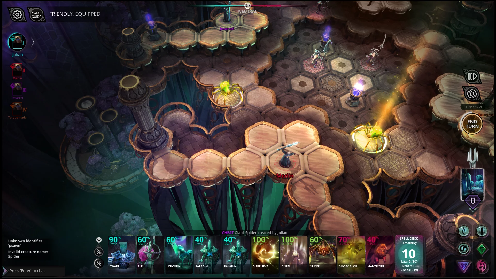 Изображение игры: Chaos Reborn