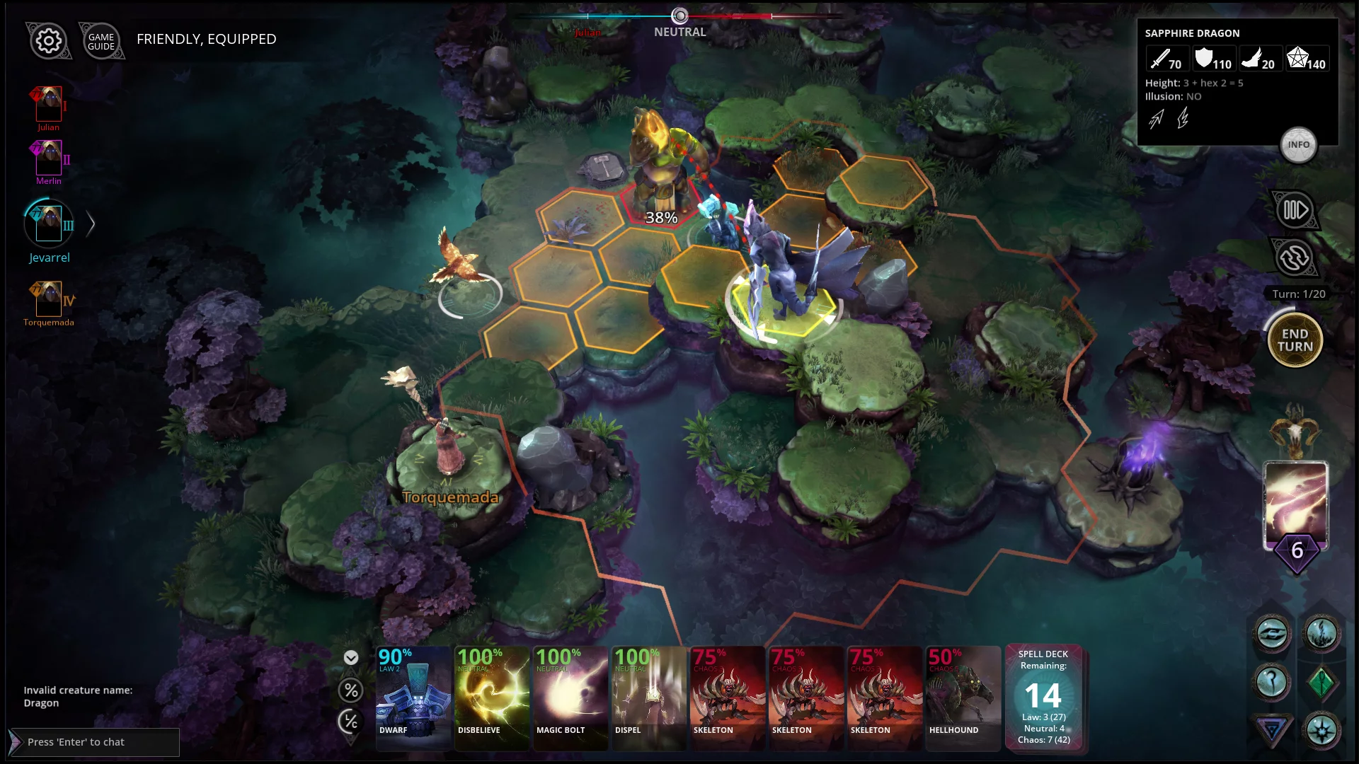 Изображение игры: Chaos Reborn