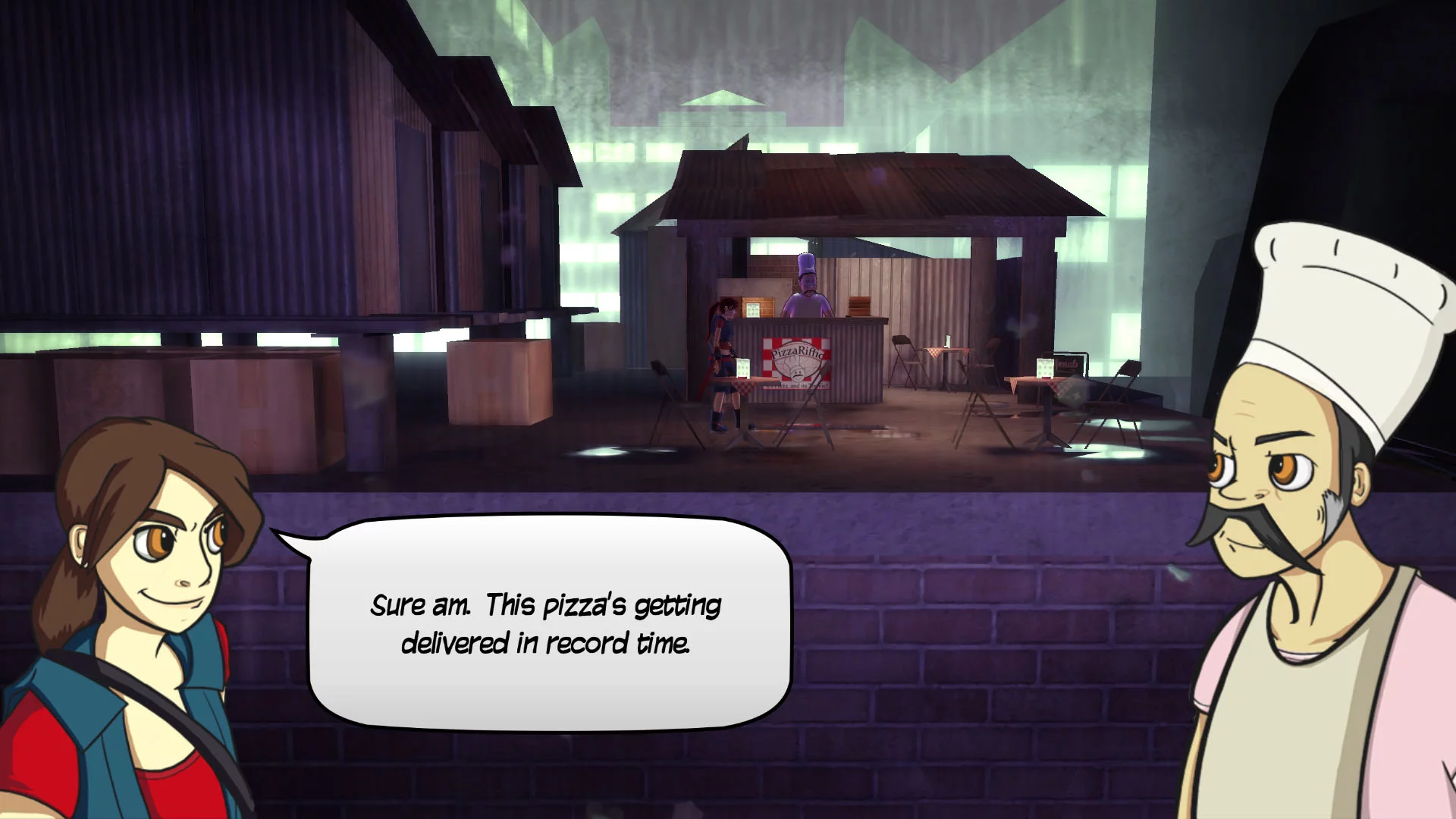 Изображение игры: Ninja Pizza Girl