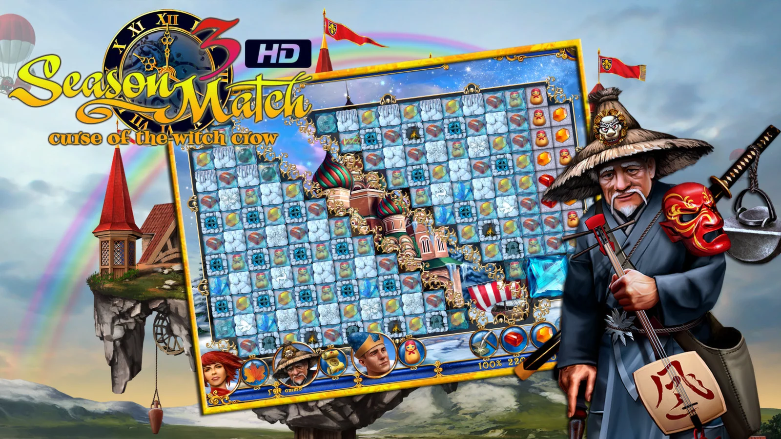 Изображение игры: Season Match 3 - Curse of the Witch Crow