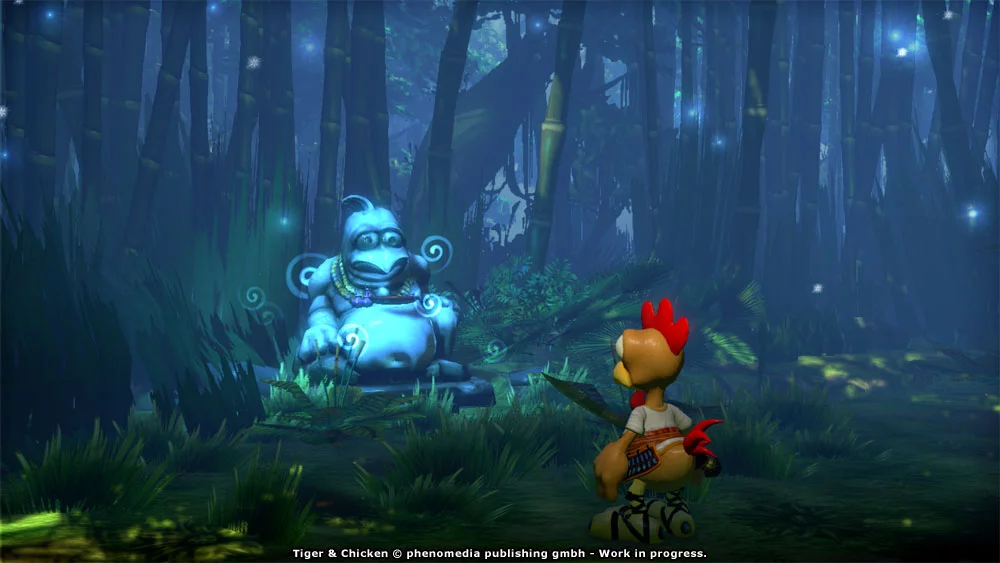Изображение игры: Moorhuhn: Tiger and Chicken