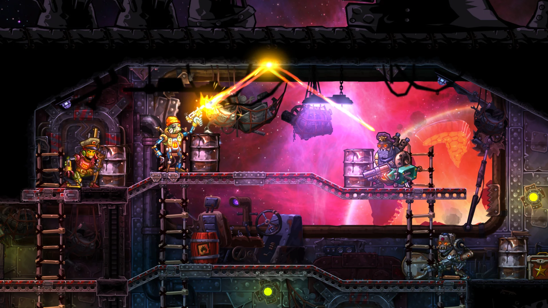 Изображение игры: SteamWorld Heist