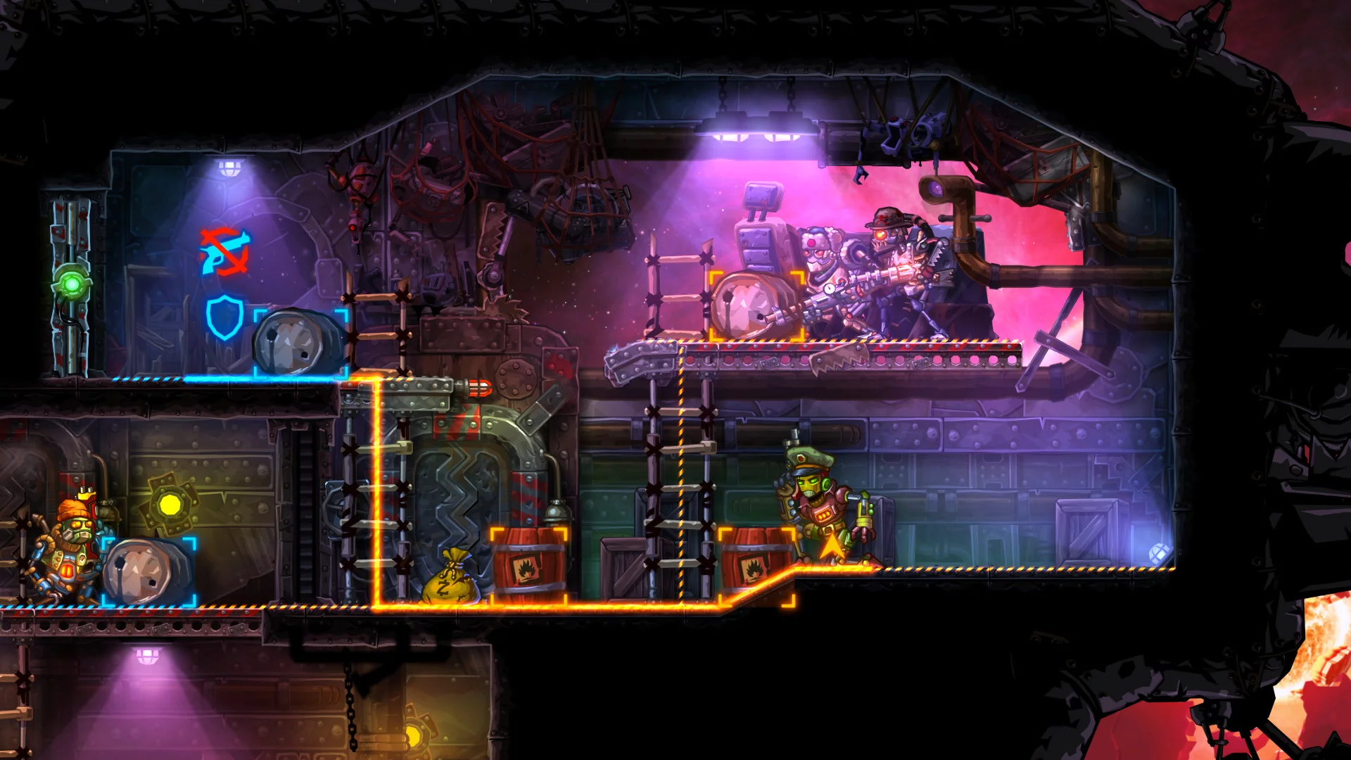 Изображение игры: SteamWorld Heist