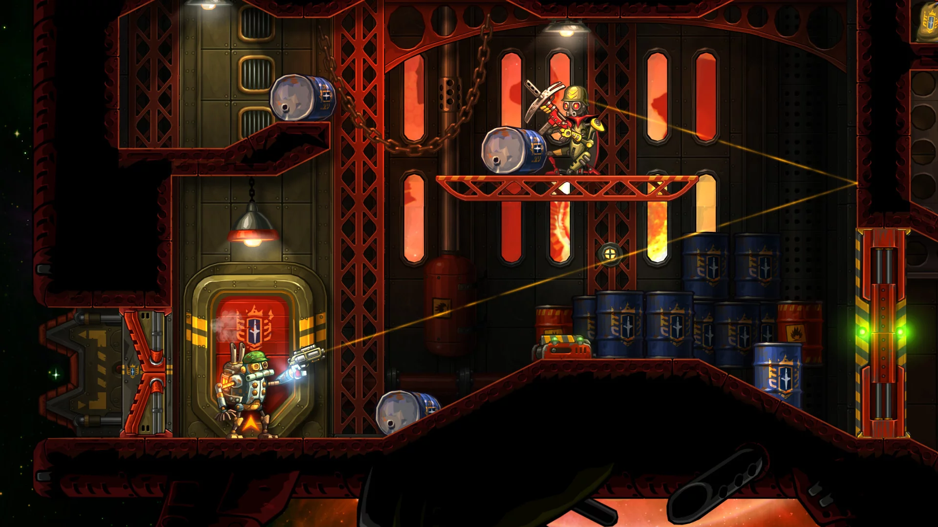 Изображение игры: SteamWorld Heist