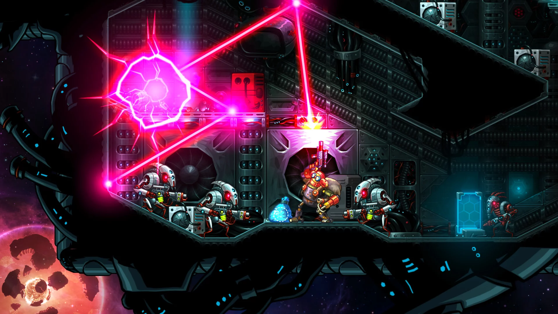Изображение игры: SteamWorld Heist