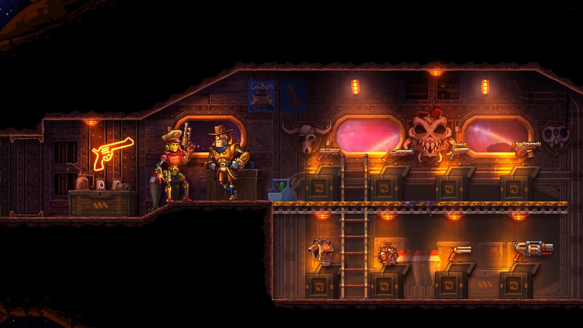 Изображение игры: SteamWorld Heist