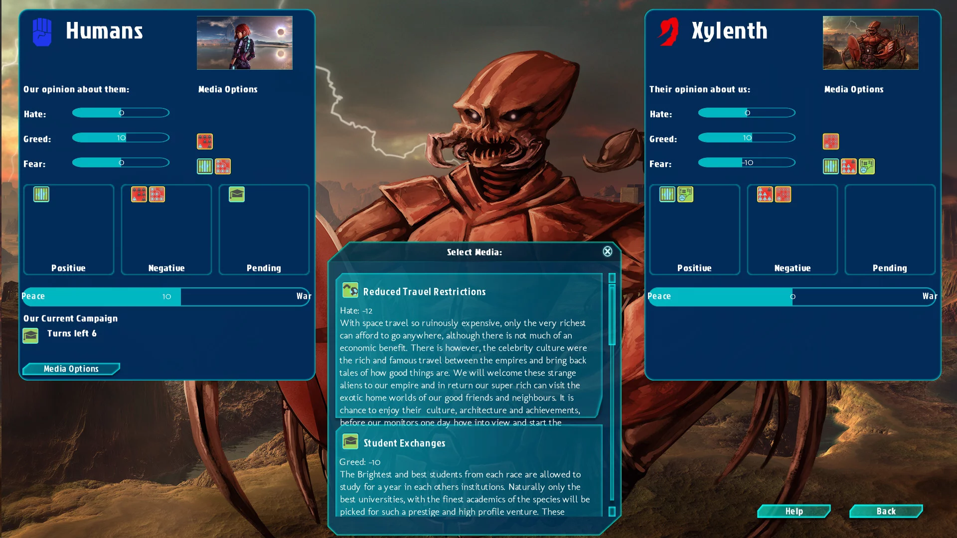 Изображение игры: Galactic Inheritors