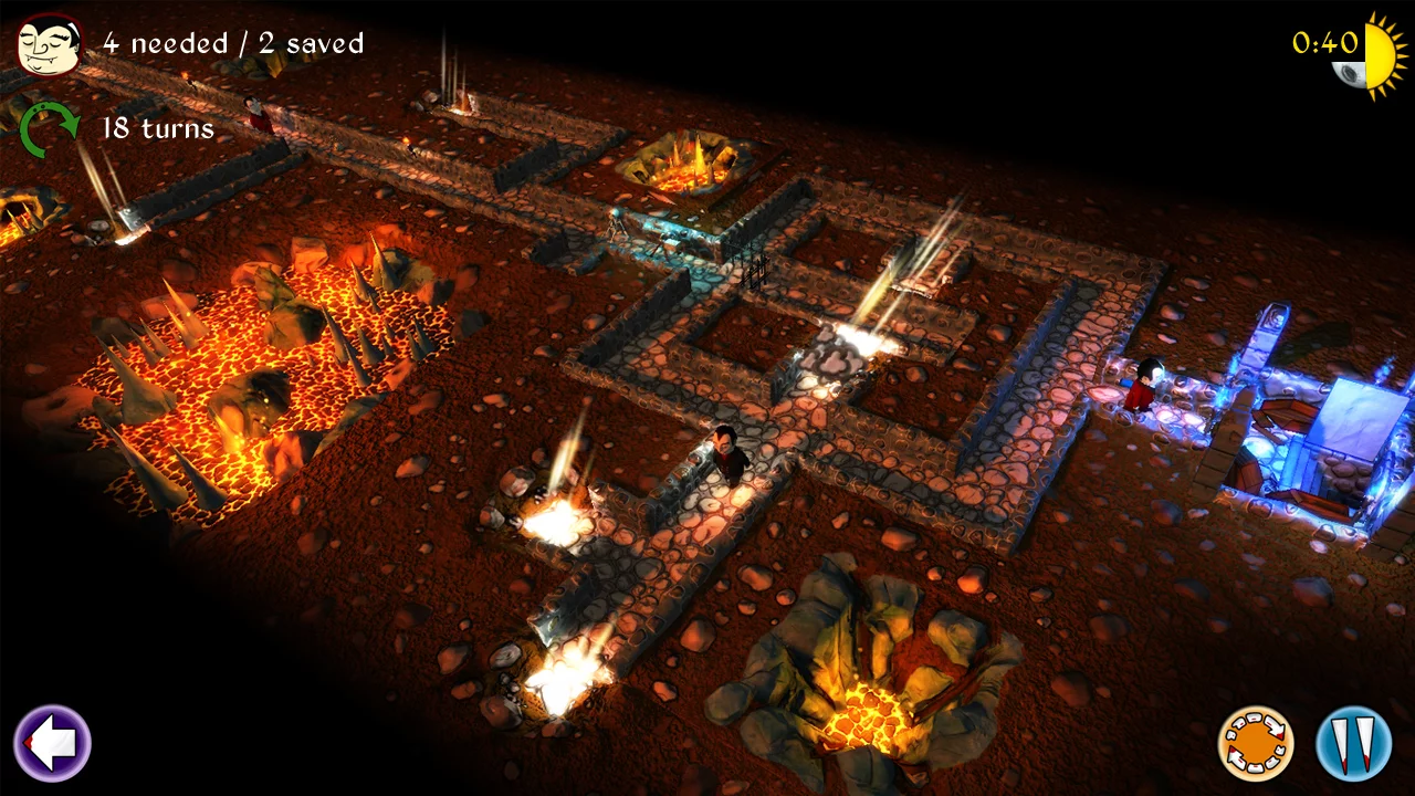 Изображение игры: Vampires: Guide Them to Safety!