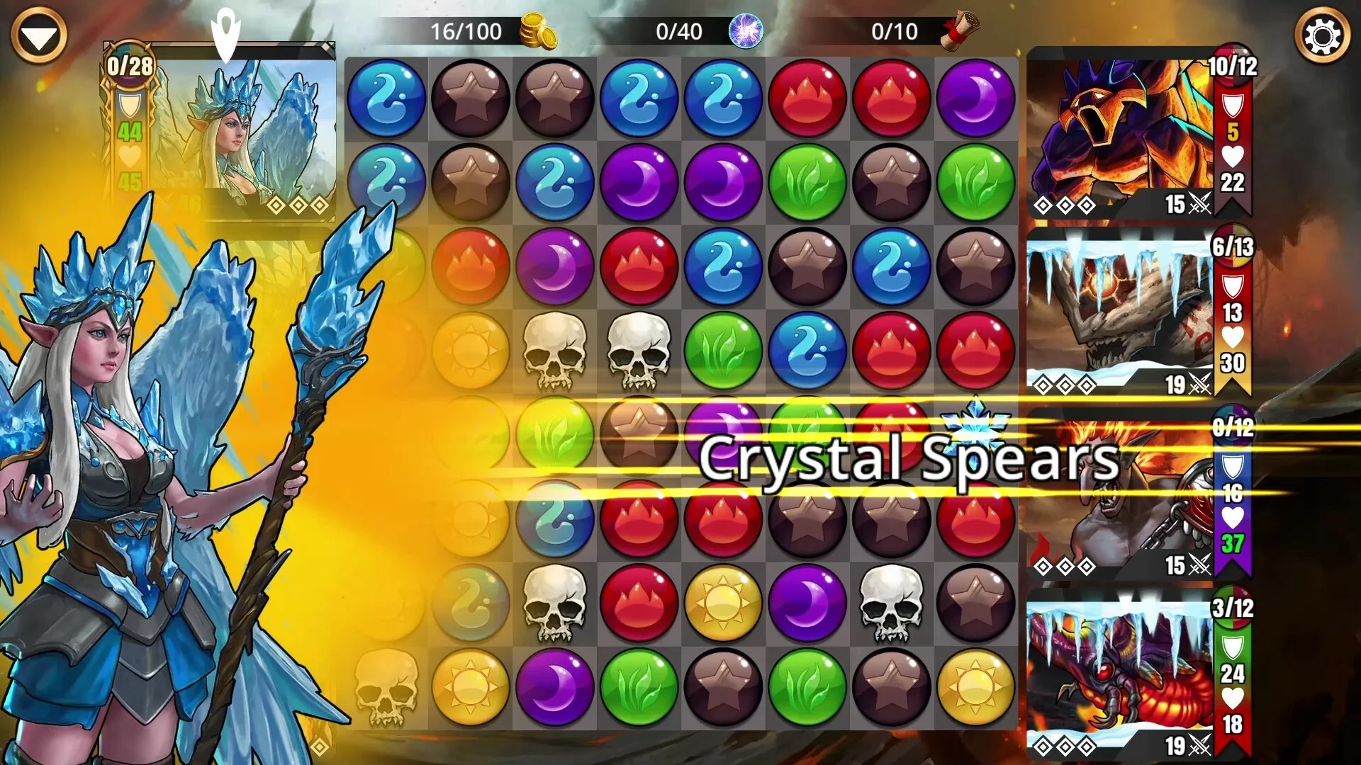 Изображение игры: Gems of War - Puzzle RPG