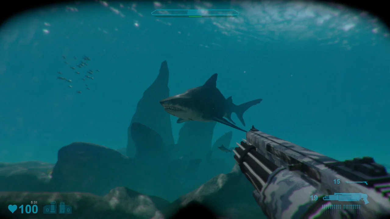 Изображение игры: Shark Attack Deathmatch 2