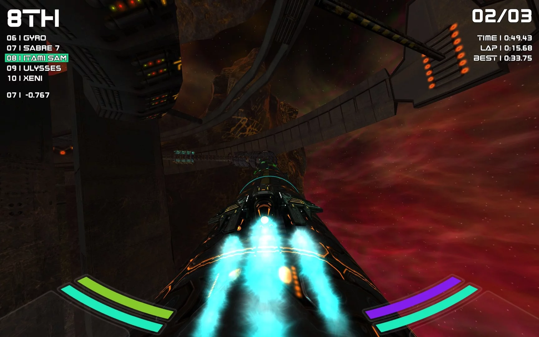 Изображение игры: Radial-G : Racing Revolved