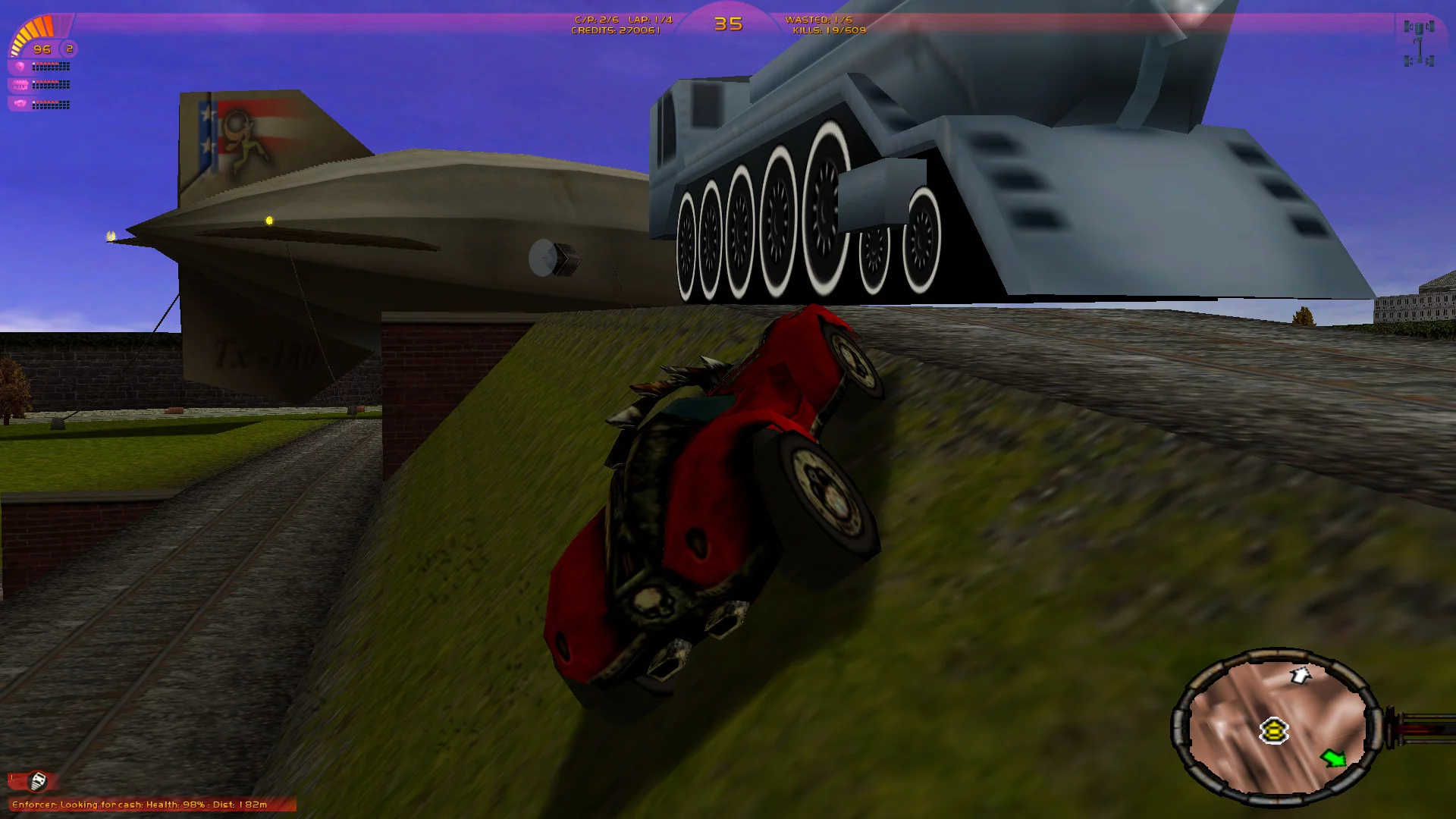 Изображение игры: Carmageddon TDR 2000