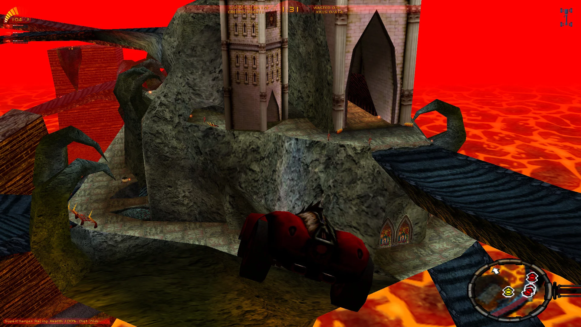 Изображение игры: Carmageddon TDR 2000