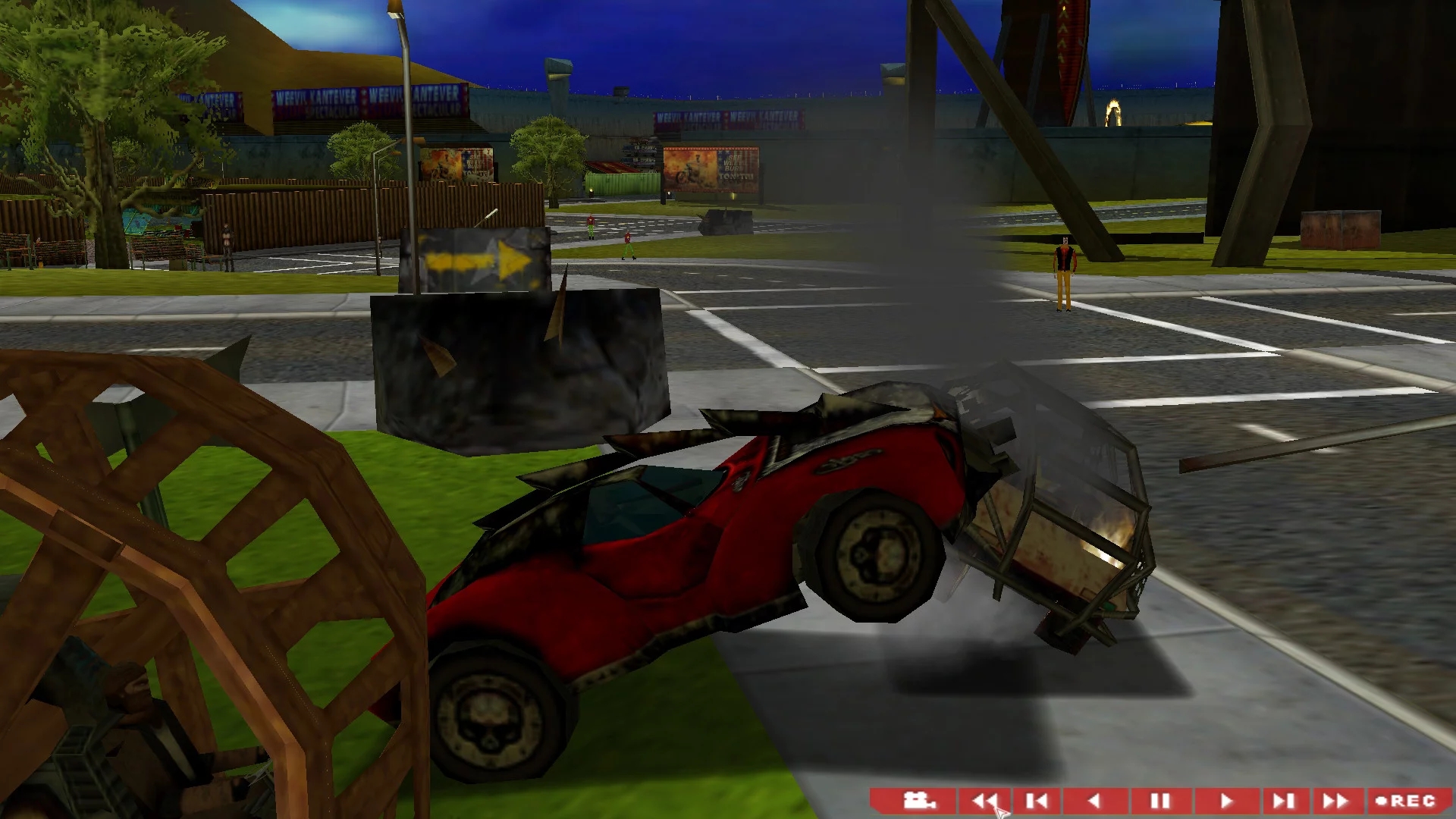 Изображение игры: Carmageddon TDR 2000