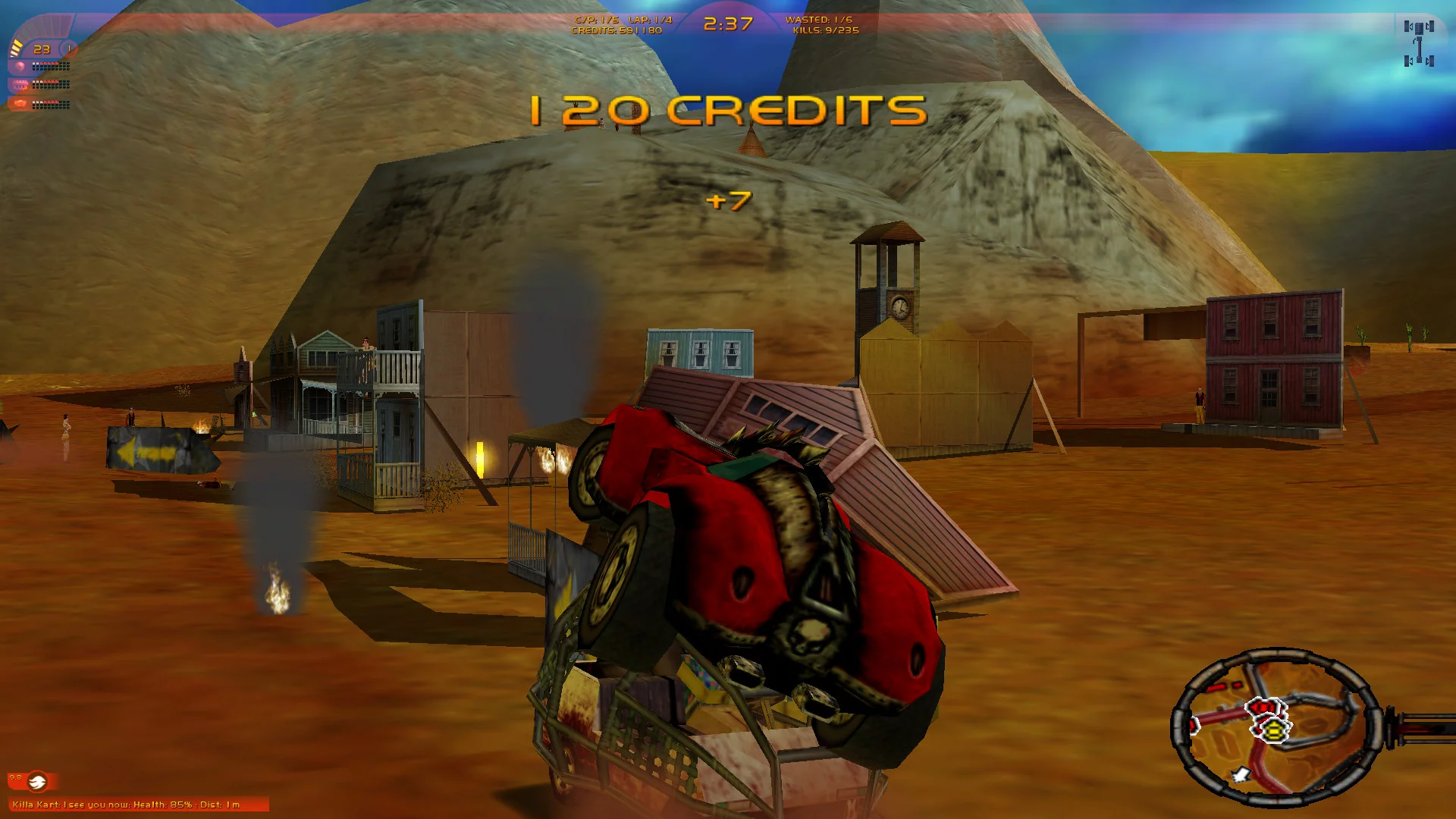 Изображение игры: Carmageddon TDR 2000