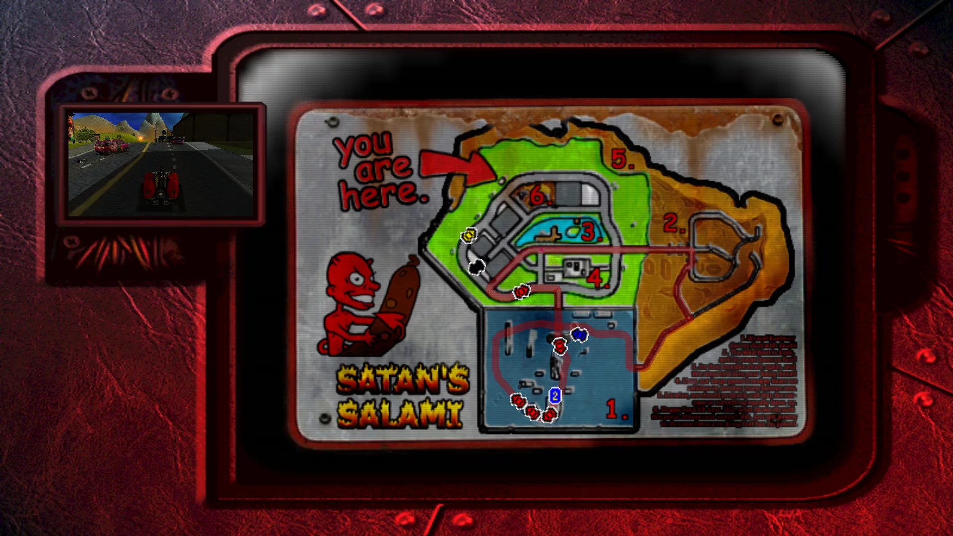 Изображение игры: Carmageddon TDR 2000