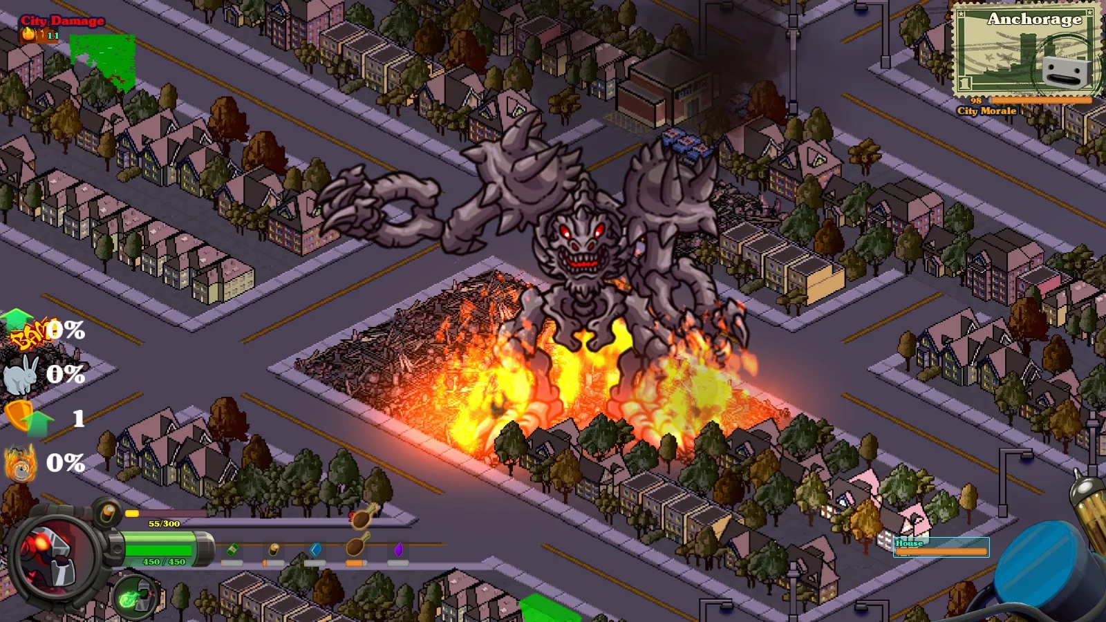 Изображение игры: Kaiju-A-GoGo