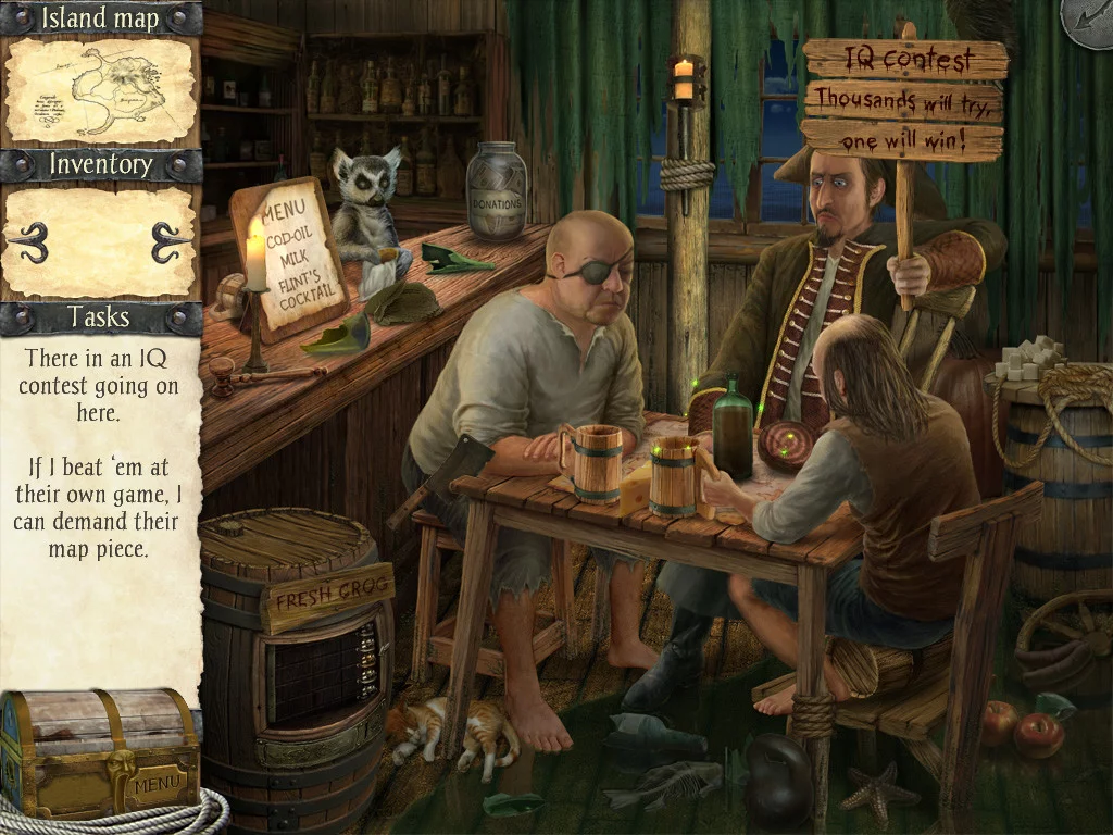 Изображение игры: Robinson Crusoe and the Cursed Pirates
