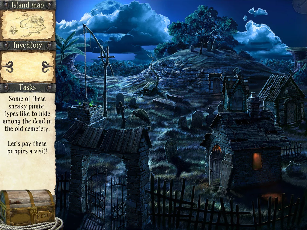 Изображение игры: Robinson Crusoe and the Cursed Pirates