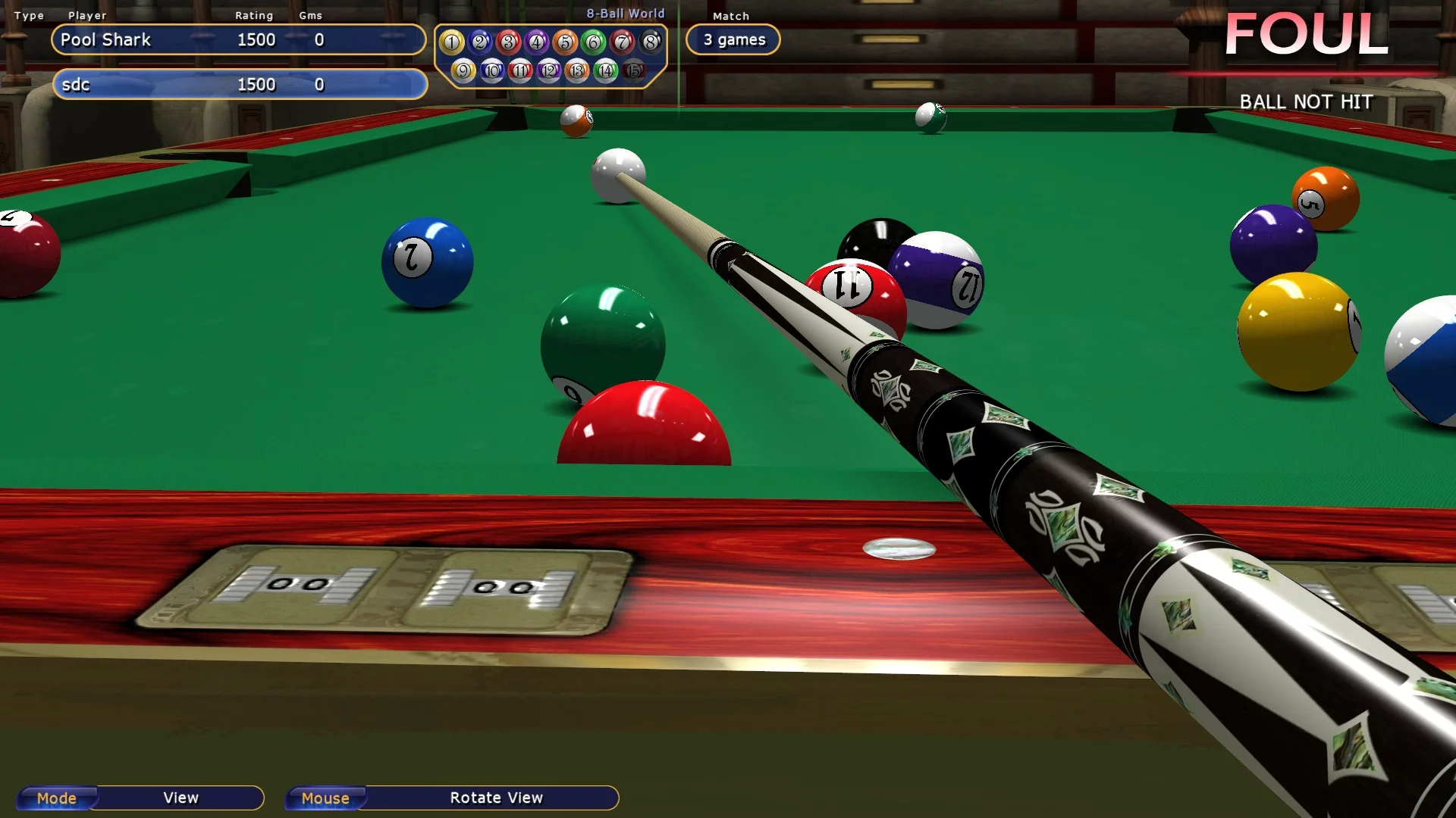 Изображение игры: Virtual Pool 4