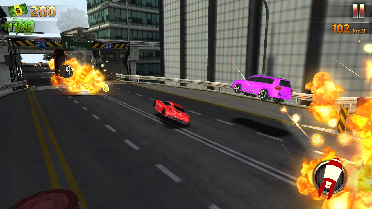 Изображение игры: Crash And Burn Racing