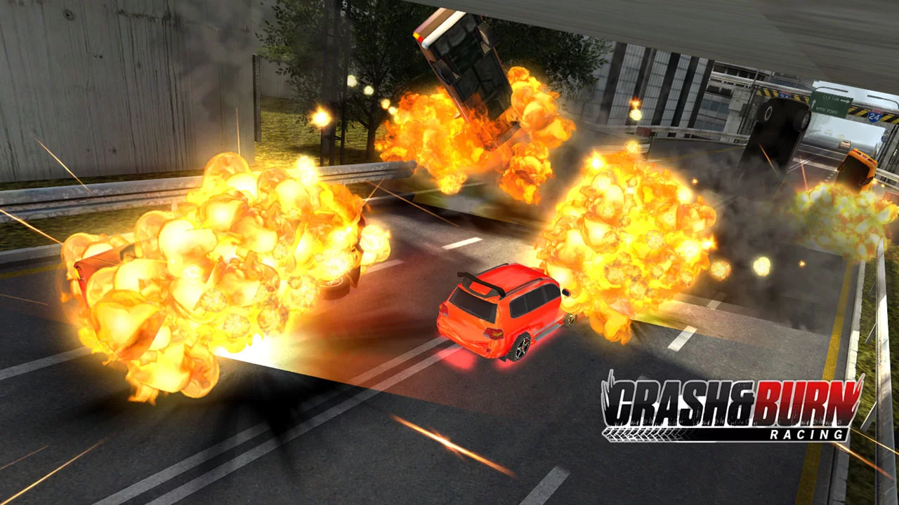 Изображение игры: Crash And Burn Racing