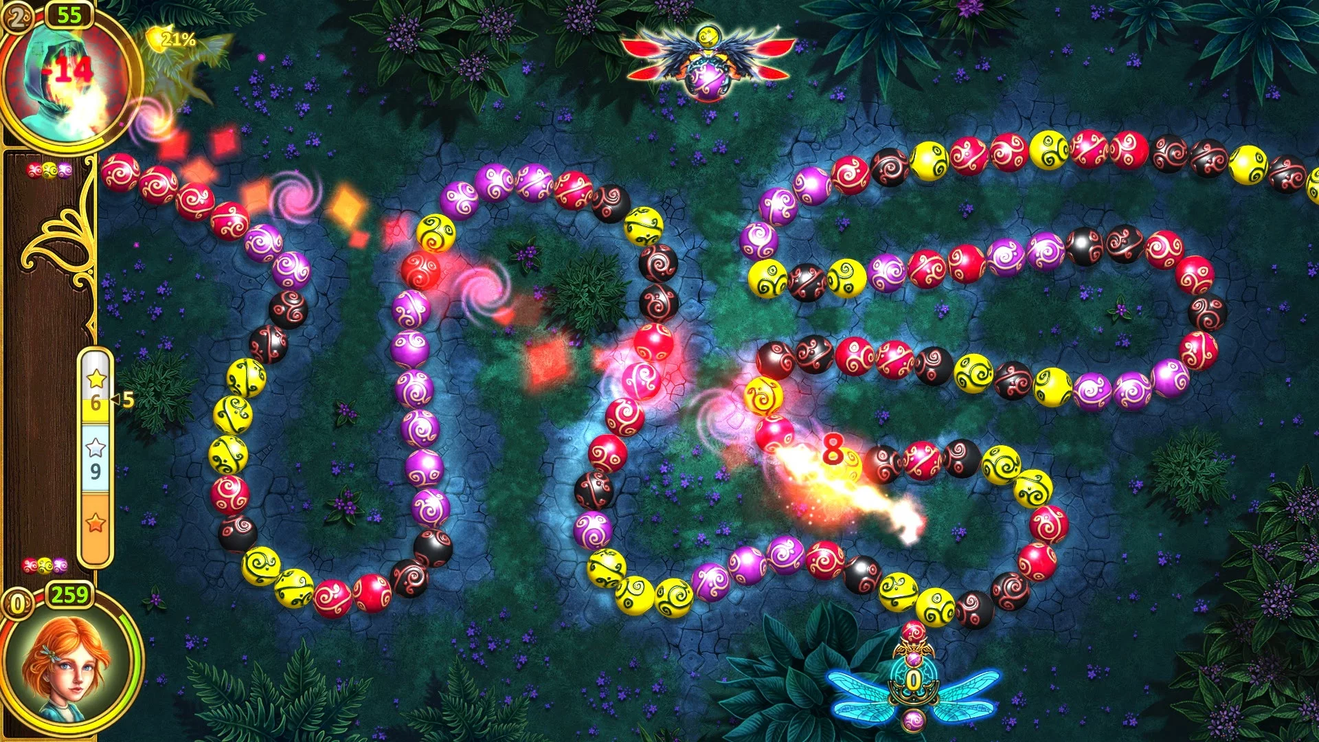 Изображение игры: Marble Duel: Sphere-Matching Tactical Fantasy
