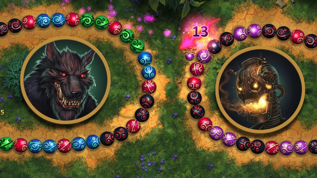 Изображение игры: Marble Duel: Sphere-Matching Tactical Fantasy