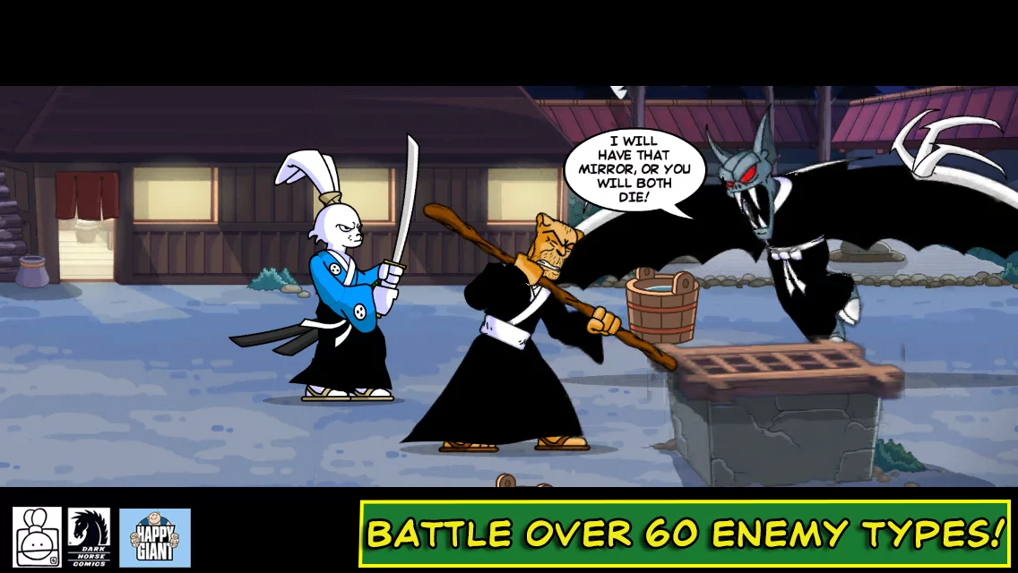 Изображение игры: Usagi Yojimbo: Way of the Ronin