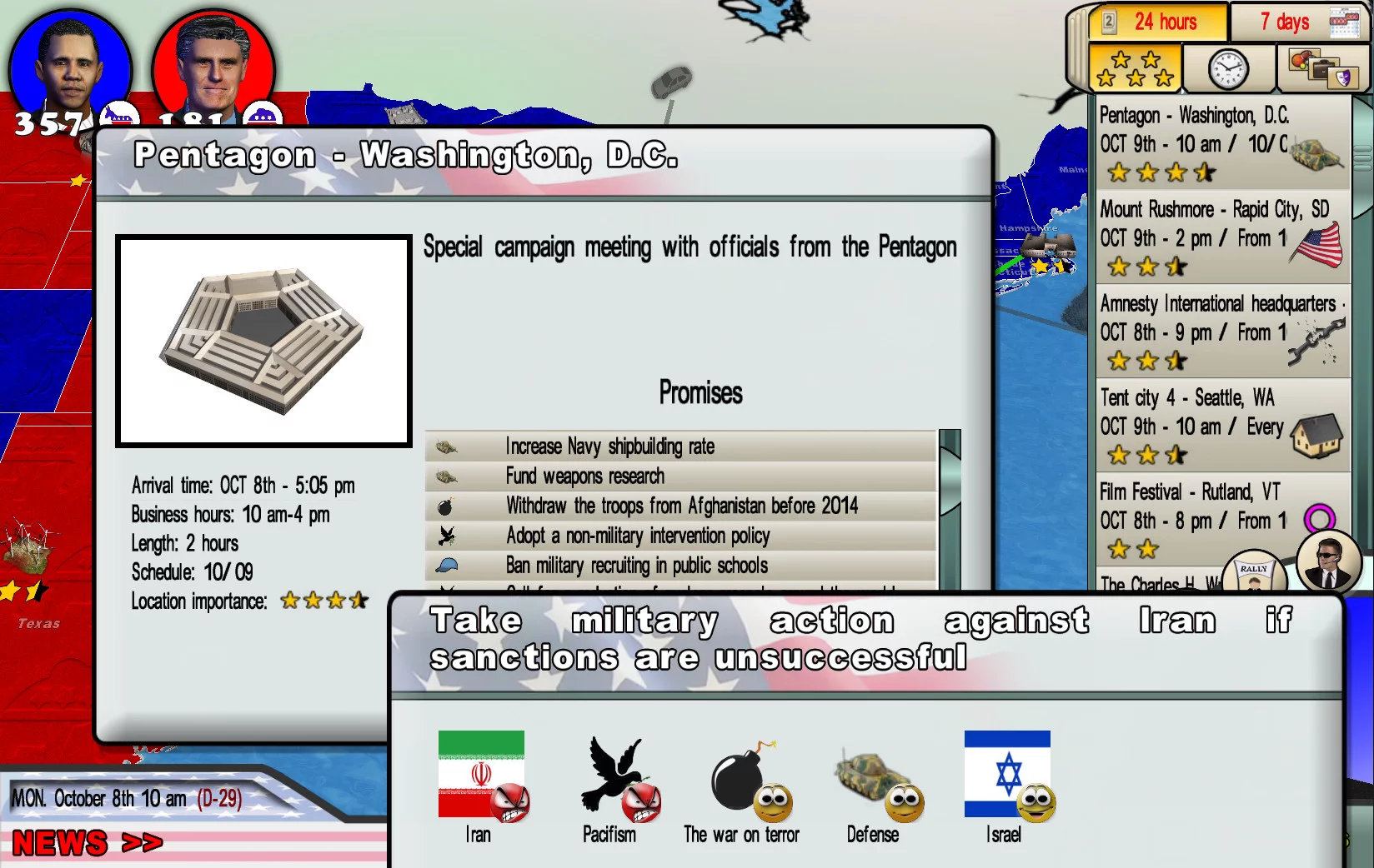Изображение игры: The Race for the White House