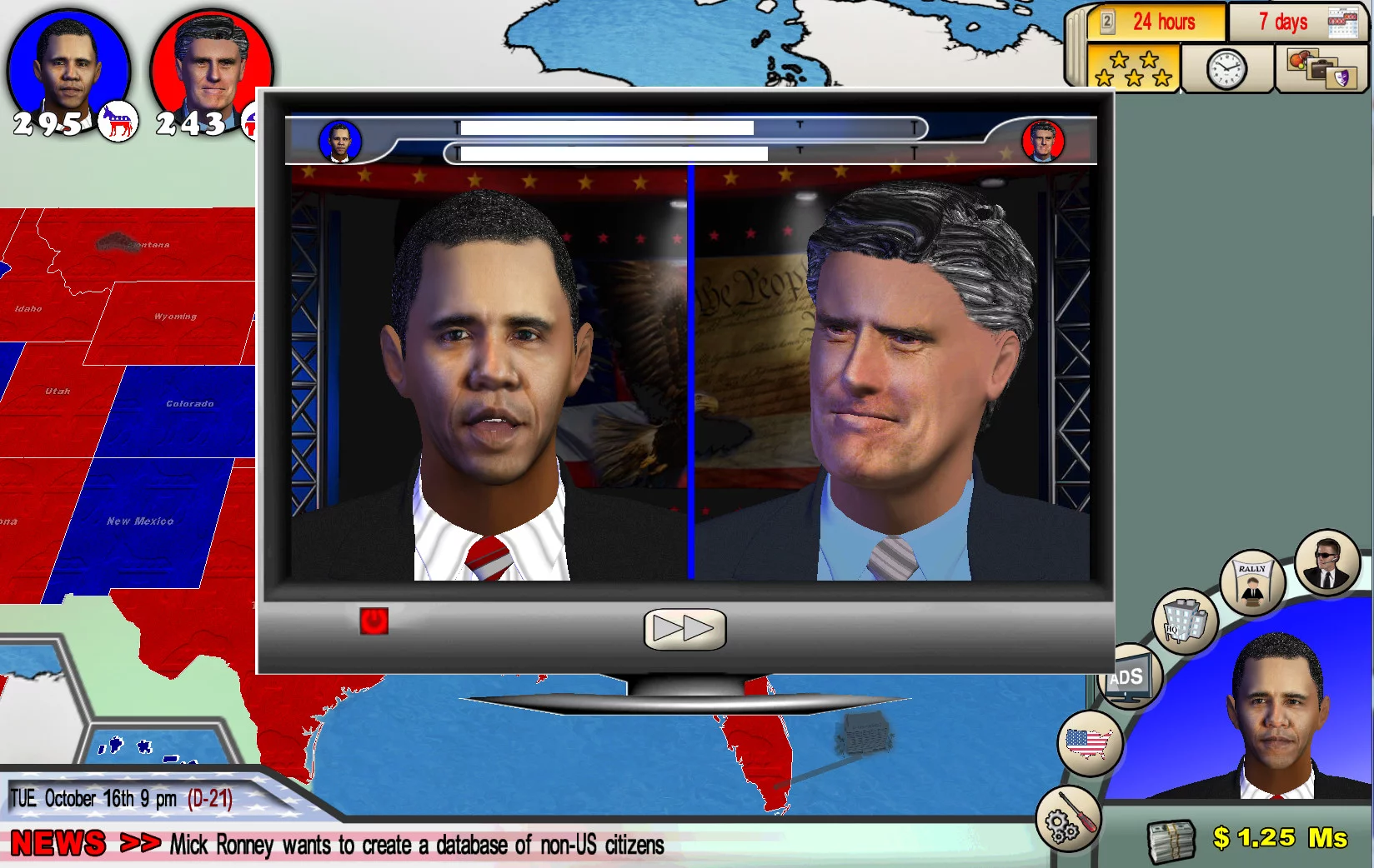 Изображение игры: The Race for the White House