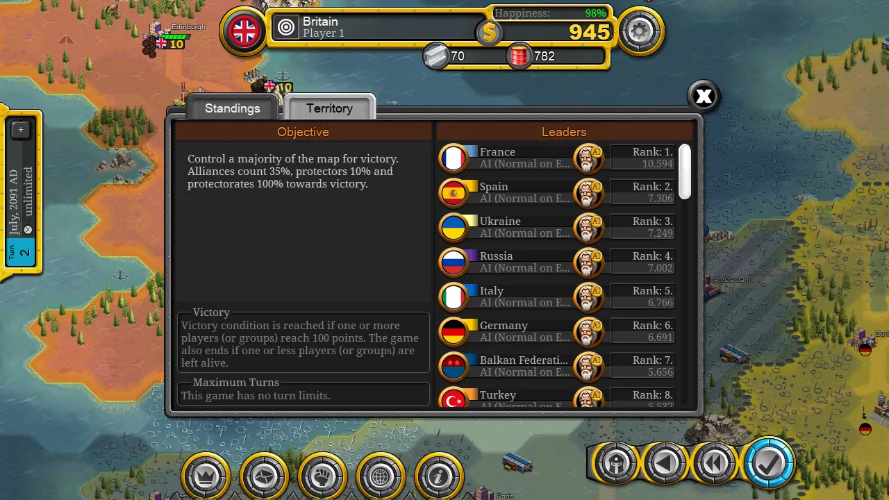 Изображение игры: Demise of Nations