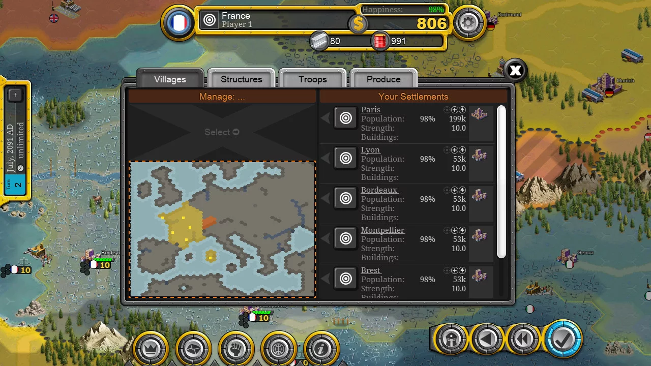 Изображение игры: Demise of Nations