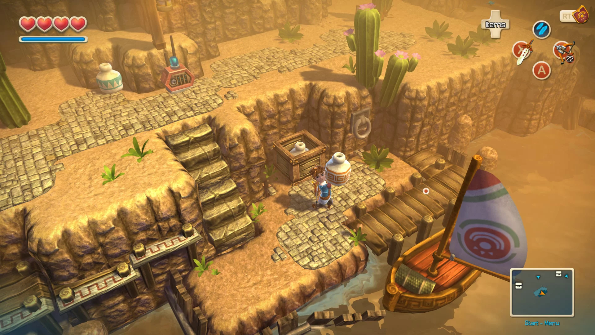 Изображение игры: Oceanhorn: Monster of Uncharted Seas