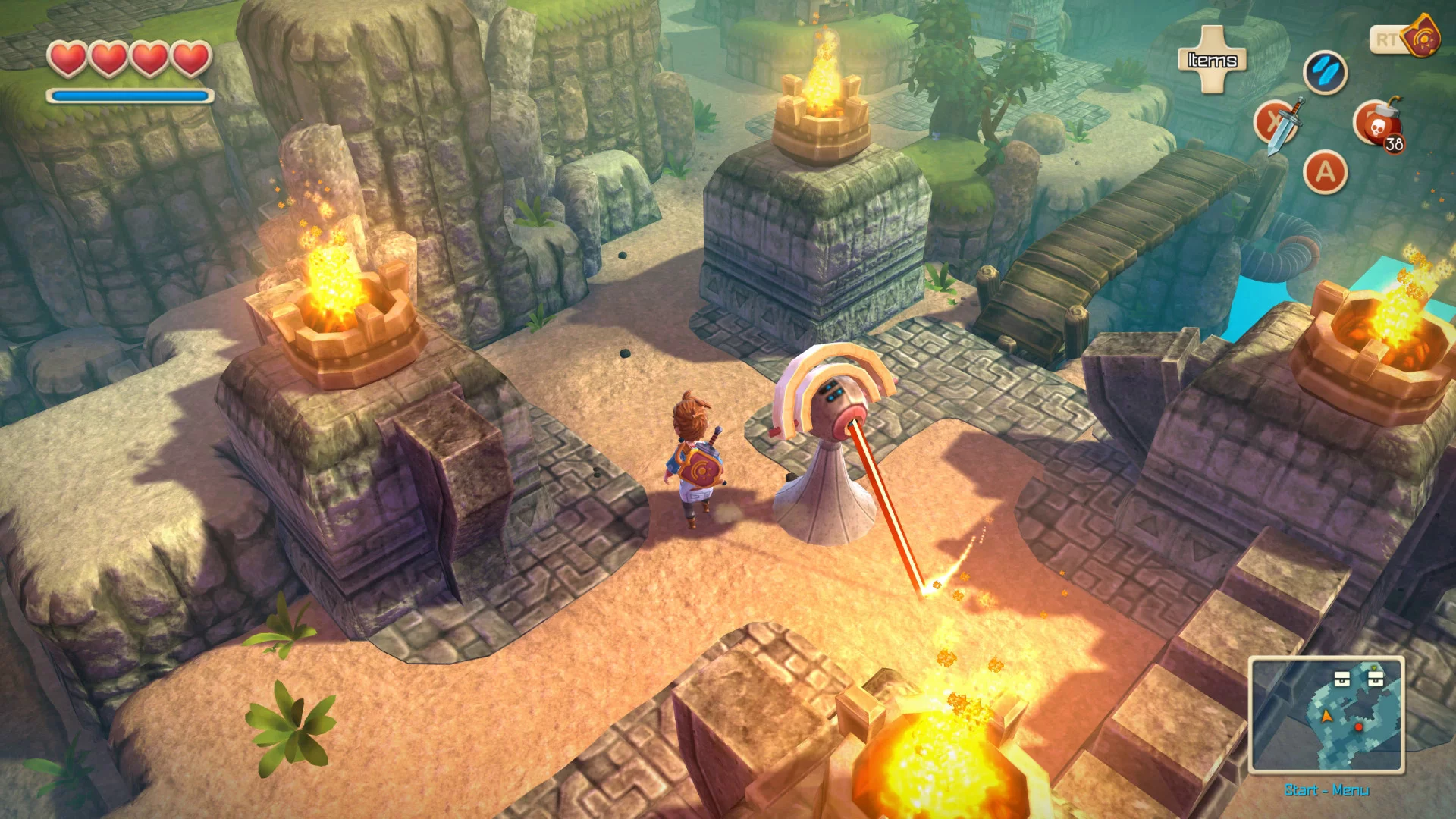 Изображение игры: Oceanhorn: Monster of Uncharted Seas