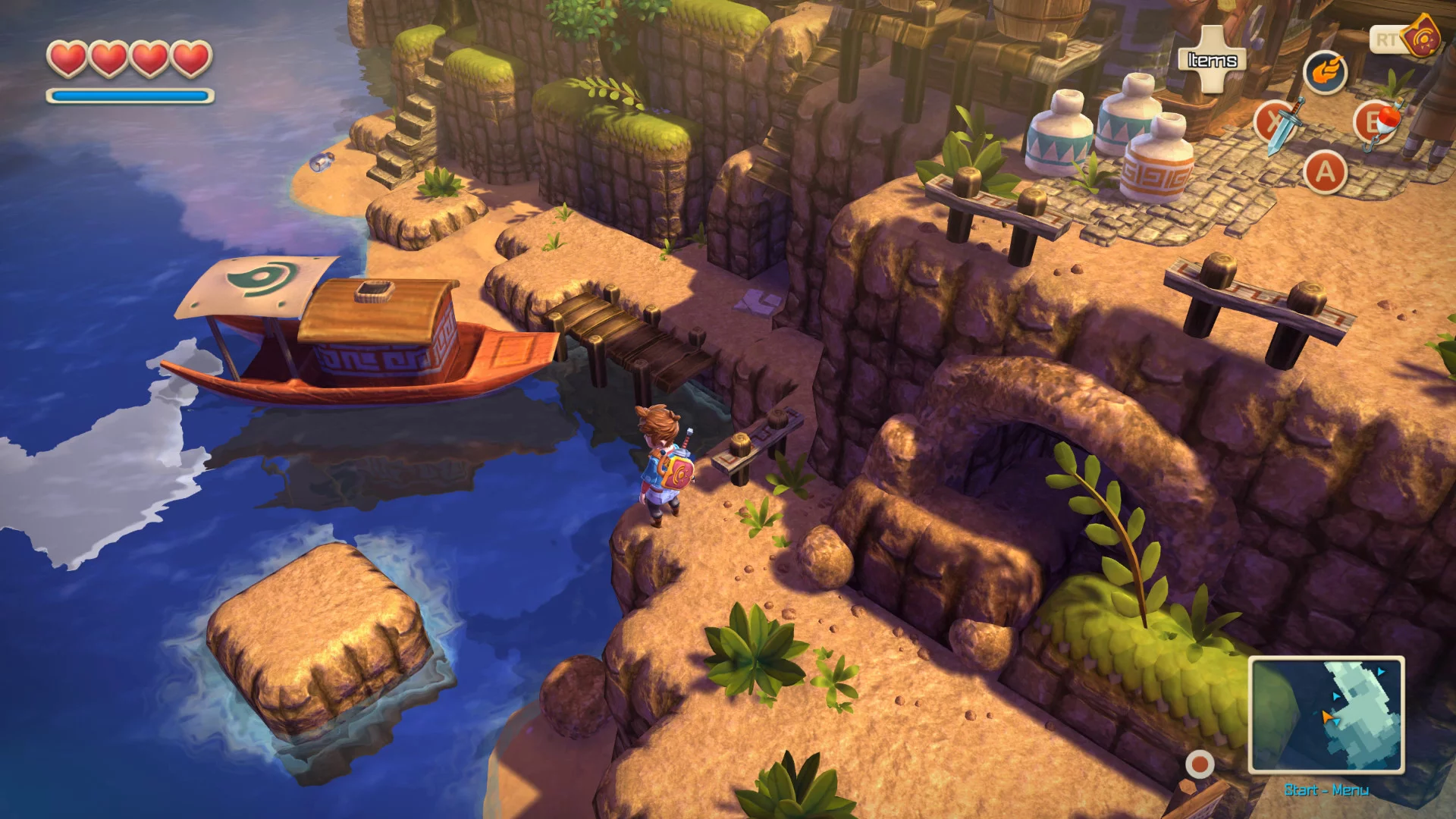 Изображение игры: Oceanhorn: Monster of Uncharted Seas