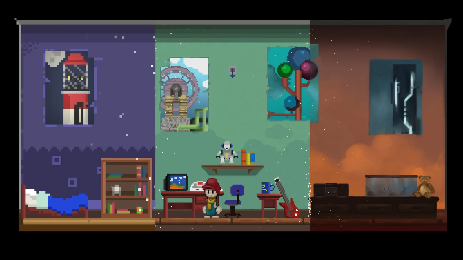 Изображение игры: A Pixel Story