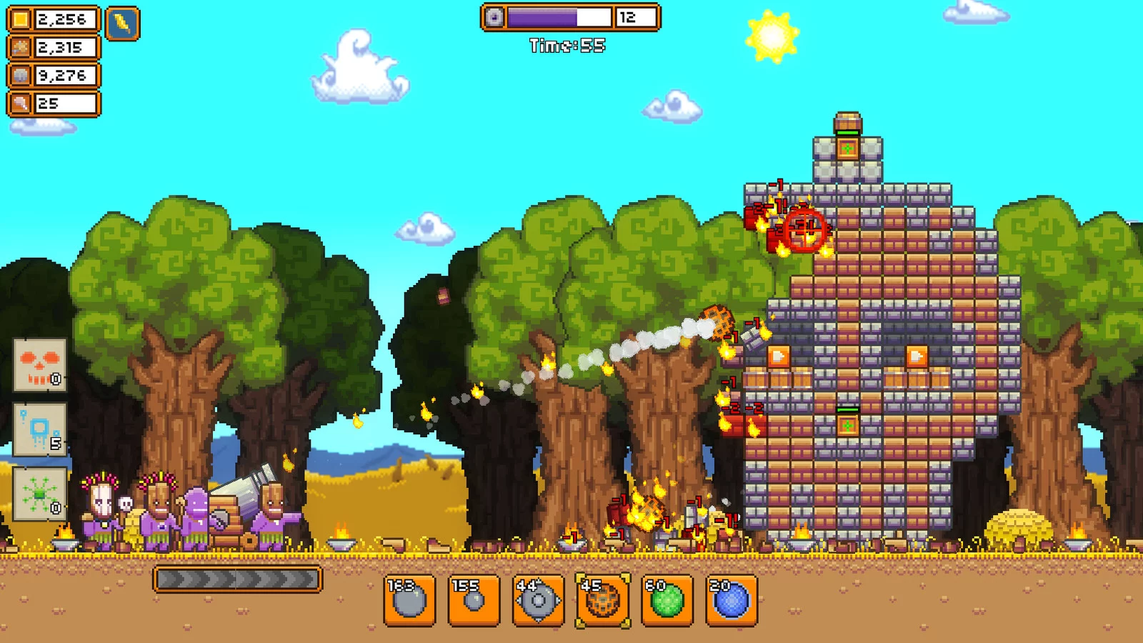 Изображение игры: Blasted Fortress